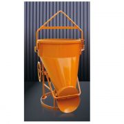 Benne à béton couchée