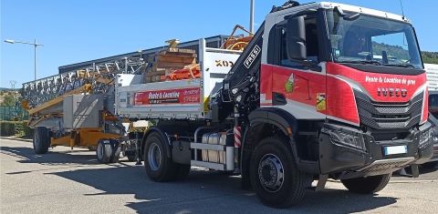 CAMION GRUE TRANSPORT AUBENAS FBE