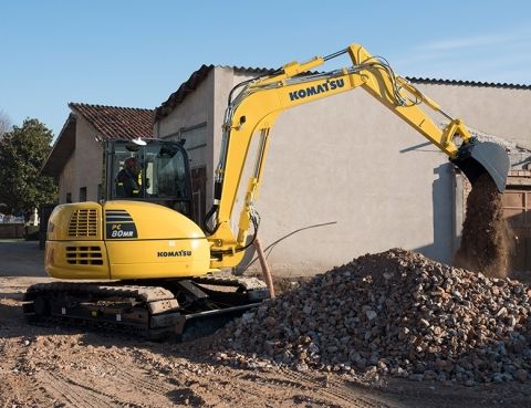 Mini pelle KOMATSU PC80